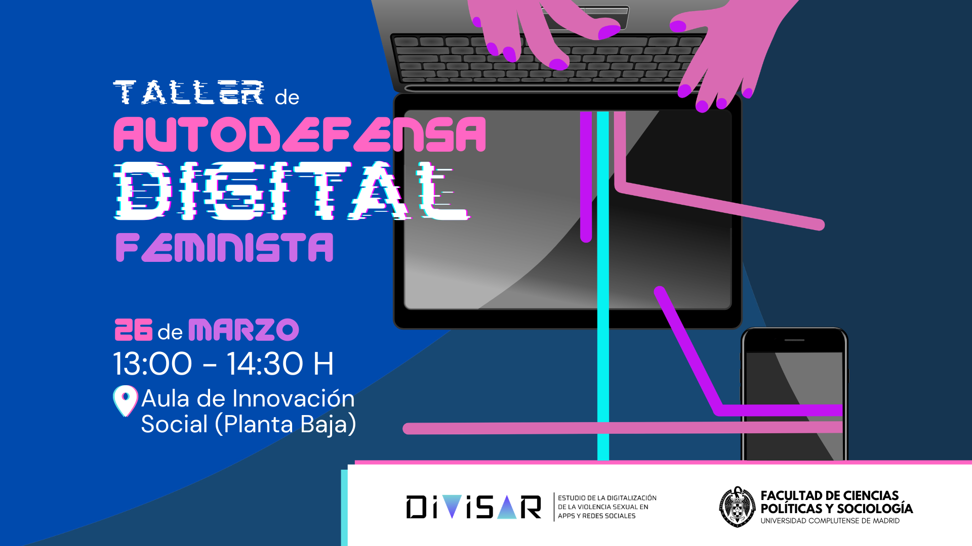 Taller de Autodefensa Digital Feminista, impartido por Bárbara Prummer
